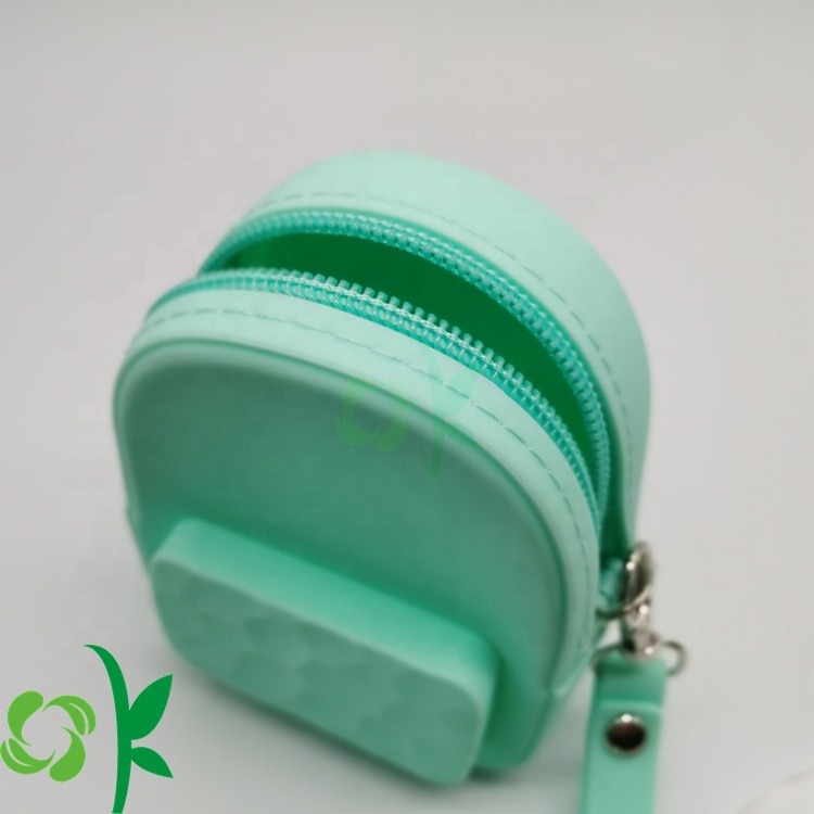 Mini Silicone Backpack Shaped Coin Purse