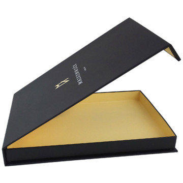 Black gift packaging box for book and pen