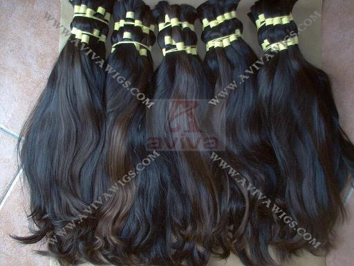 Double Drawn Human Hair Bulk (AV-H010)