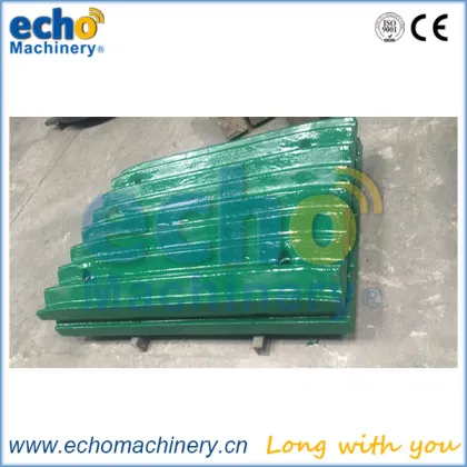 mining machinery parts Metso C110 fixed and movable jaw plate