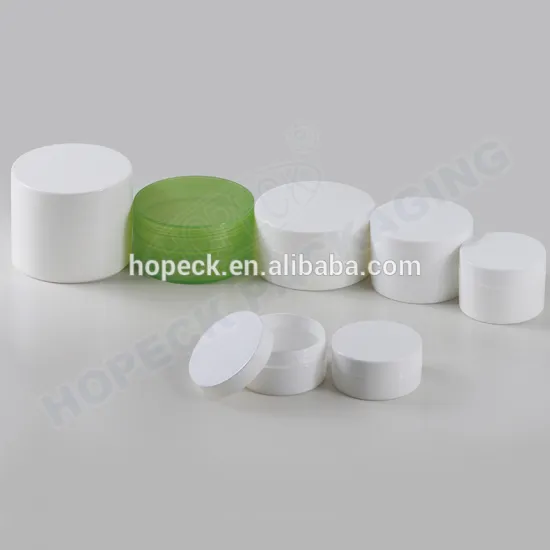 round shape single-wall PP cream jar