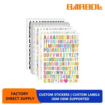 Gloss Coated Paper Logistic Mark Blank Roll Stickers
