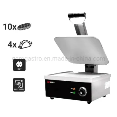 Commercial High Quality Contact Panini Sandwich Grill Machine for Sale