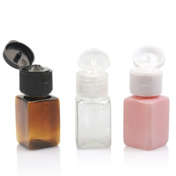 Wholesale Amber 30ml Lotion Flip Top Cap Cosmetic Pet Bottles