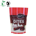 Biscoitos de plástico biodegradáveis ​​de varejo ziplock sacos de embalagem stand up pouch atacado