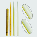 Natural Eco Friendly Beeswax Tapers With Printed Numbers