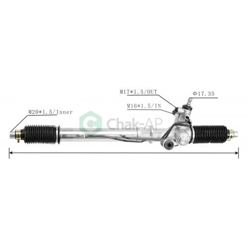 RHD Power Hydraulic Mechanical Steering Racks Toyota Prado 3400 1996-2008