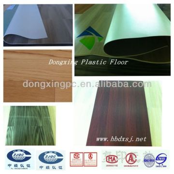 china pvc flooring wood for office decoration
