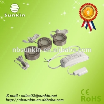 recessed and surface mounting 6w warm white led kitchen light led cabinet light