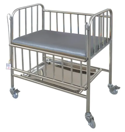 Stainless Steel Double-Rocker Baby Beds