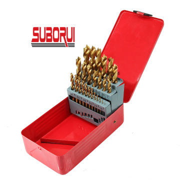 25 Pcs HSS Brad Point Drill Bits for Hard Wood Drilling