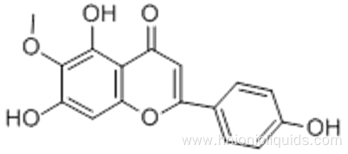 4H-1-Benzopyran-4-one,5,7-dihydroxy-2-(4-hydroxyphenyl)-6-methoxy- CAS 1447-88-7