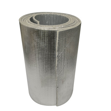 Foil Backed Self-Adhesive XPE Roll - Heat Reflective Closed Cell Foam Insulation