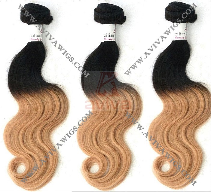 Virgin Ombre Brazilian Hair Weft Extension