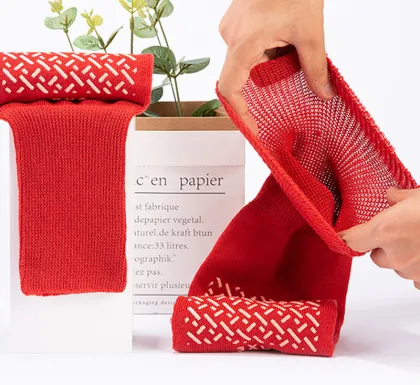 family slipper socks hospital socks PVC foam glue