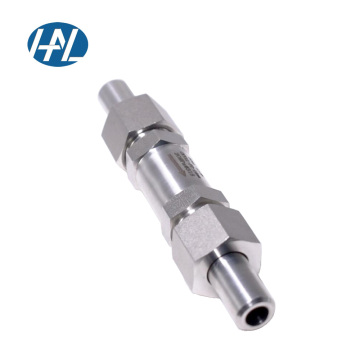 316 Stainless Steel Manual Check Valve High Temp High Pressure Welded Straight Through for Water