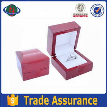 Luxurious High Glossy Small Wooden Box For Jewelry Ring