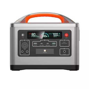 Lithium Battery Portable UPS Power Station for Home and Outdoor Use with 700WH Capacity and Solar Charging