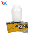 Gold Shrink Label For Protein Powder Bucket