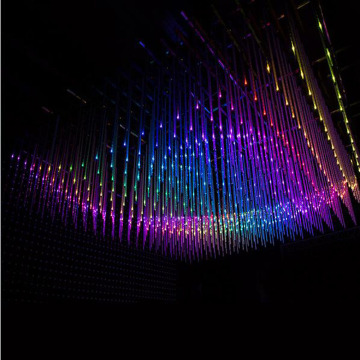 Controllo del suono Controllo 3D PIXEL LED Meteor tubo