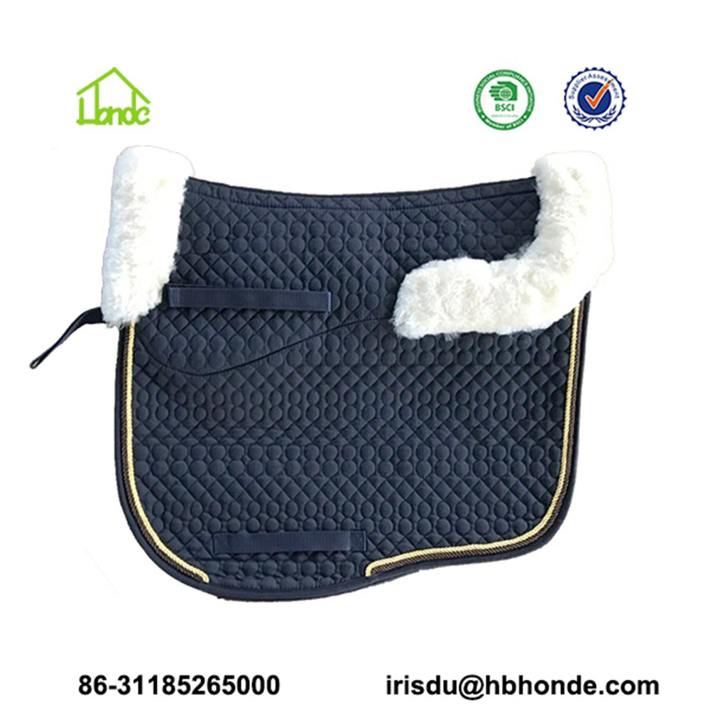 Customized Fur Lambskin Saddle Pads For Horses