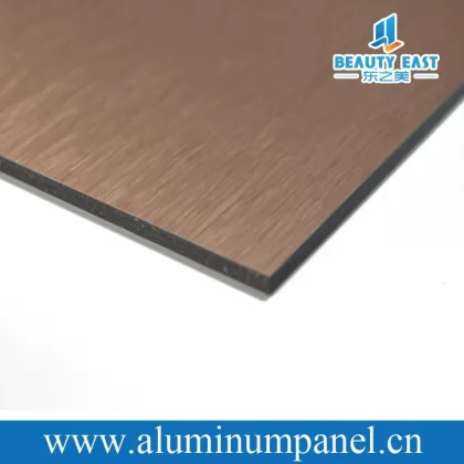 4mm pvdf brushed surface acp formica laminate decorative wall paneling