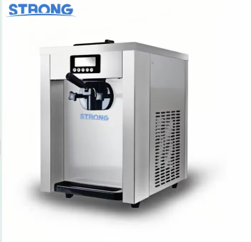 Stainless Steel Automatic Commercial Soft Ice Cream Machine with Large Output