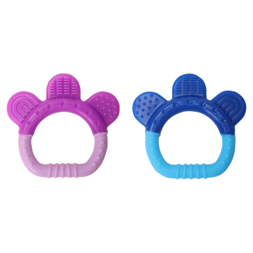 Großhandel mit hochtemperaturfestem kochbarem BPA-freies Silikon-Baby-Teether und weiches Silikon-Zahnenspielzeug