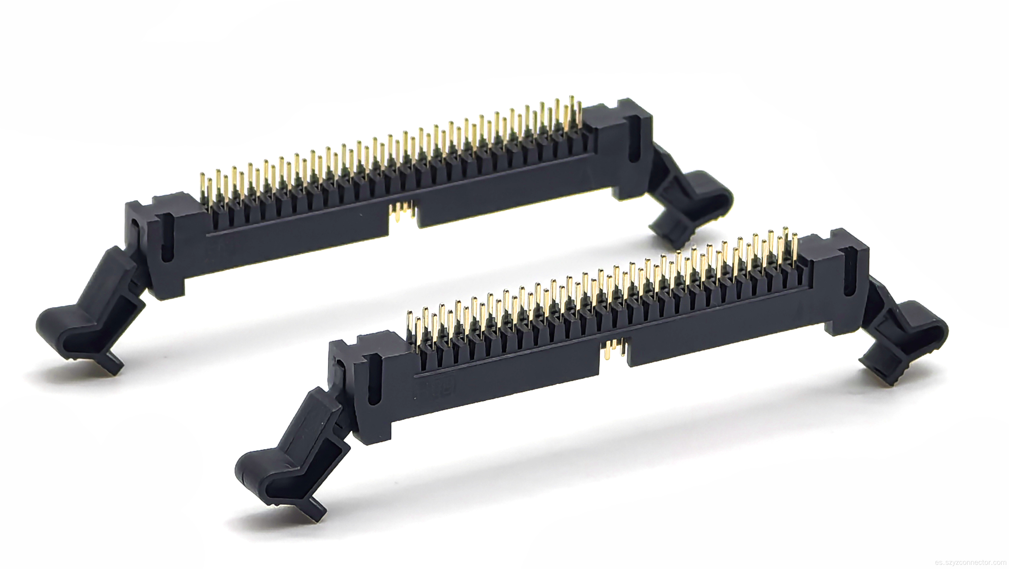 Conector de encabezado de eyector de lanzamiento de 2.0 mm recto 50p