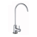 Long neck single handle cold chrome plated faucet