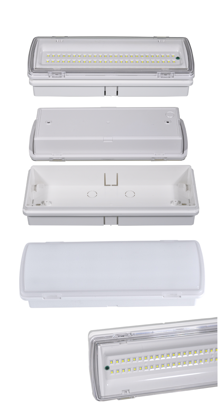 Multi-directional practical recessed led emergency light