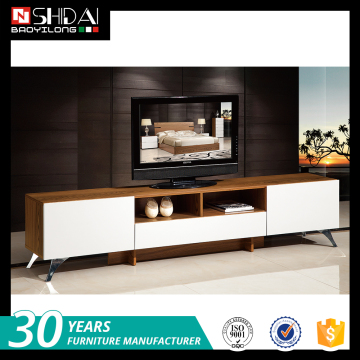 2016 Latest Wooden living room furniture lcd tv wall cabinet