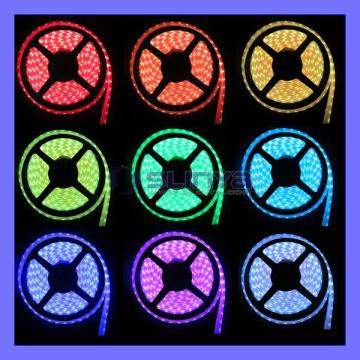 2013 Hot Sale 5050 3528 SMD RGB LED Strip Light Waterproof Flexible Huizhuo Home Decoration Remote Control (LED-717)