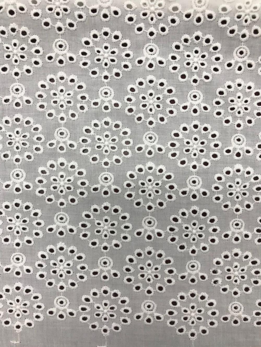 Cotton embroider fabric