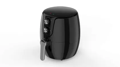 Simple 2.5L Black Air Fryer