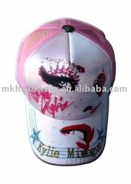 girls trucker hat with beautiful printing