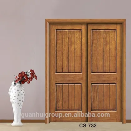 wooden partition door sliding/semi solid oval wooden doors/antique