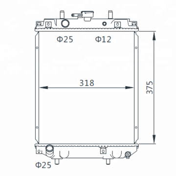 DAIHATSU MIRA/MOVE IO Radiator OEM 16400-97207/16400-97214