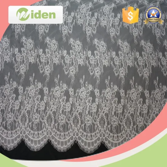 Sex girl white lace party evening dresses in lace eyelash lace fabric