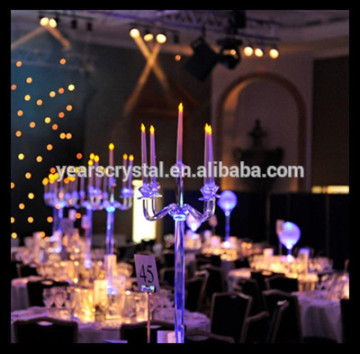 crystal candelabra with top quality for wedding event