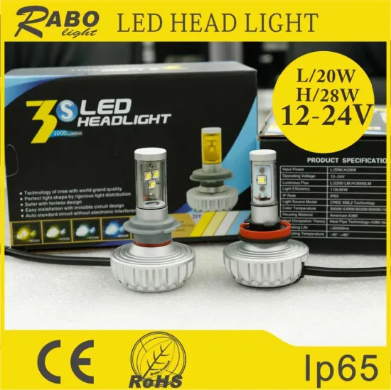 Hot sale!! all-in-one led headlight h4, car h4 led headlight bulbs, h4 led headlight 2016