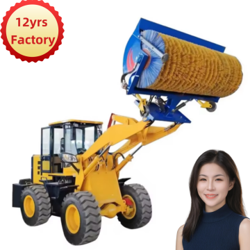 China Factory Price Compact Snow Sweeper with Snowplow