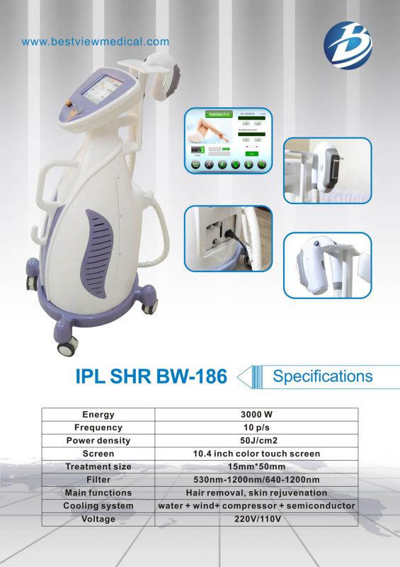 Professtional IPL Shr Hair Removal Machine/ Shr