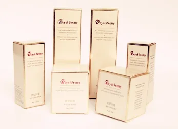 Colorful printed paper cosmetic packaging box