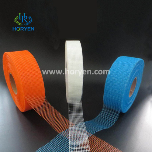  Fiberglass Mesh Drywall Joint Tape 60G alkaline resistant glass fiber self adhesive tape Supplier