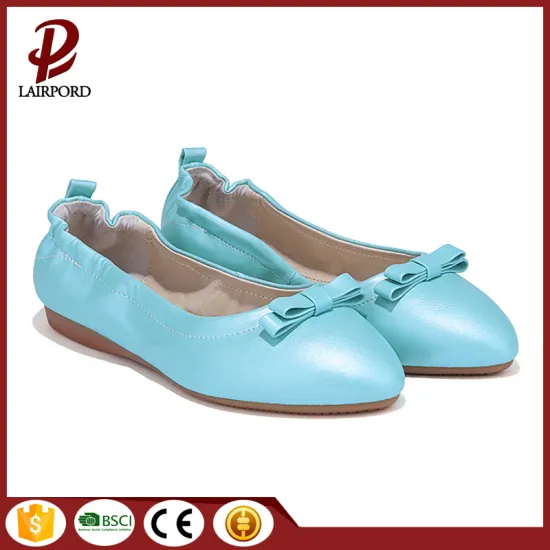 Hot sale women flat blue stylish shoes