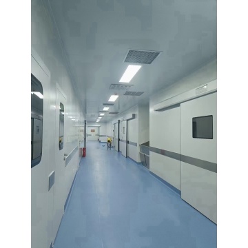 Laboratory aluminum airtight electrical sliding clean door