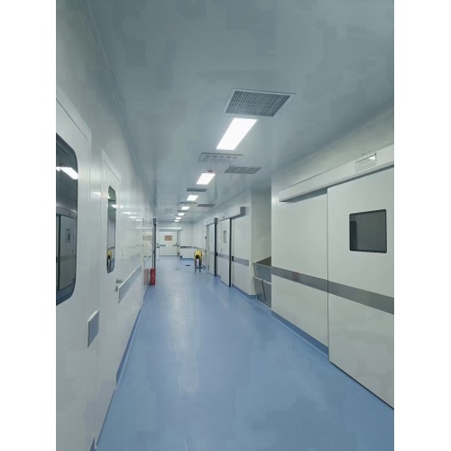 Laboratory aluminum airtight electrical sliding clean door