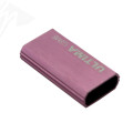 Aluminium usb membawa kasus PINK metal case USB flash drive untuk anak perempuan