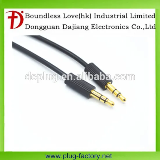 High quality 3.5mm male to female audio cable